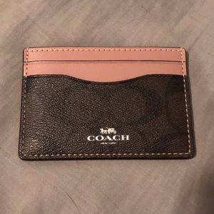 BARELY USED Coach Card Holder